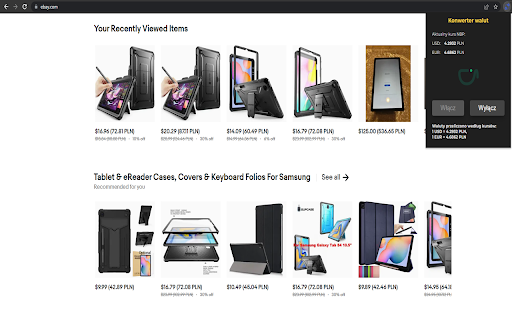 Real Time Currency Converter  from Chrome web store to be run with OffiDocs Chromium online