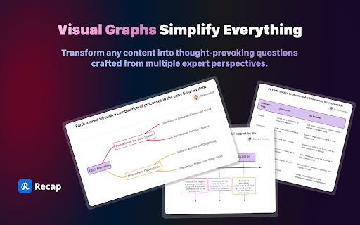 Recap Your AI Knowledge Space for Insightful Visuals  from Chrome web store to be run with OffiDocs Chromium online