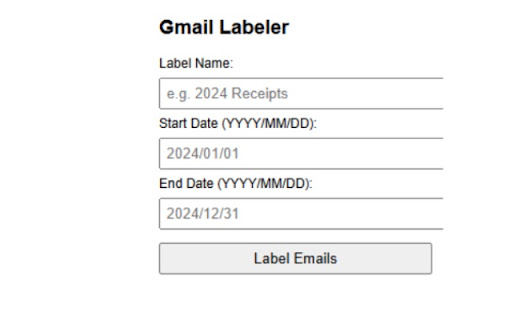Receipt Finder  from Chrome web store to be run with OffiDocs Chromium online