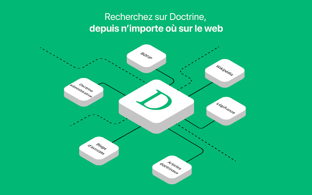 Recherche sur Doctrine من متجر Chrome الإلكتروني ليتم تشغيله باستخدام OffiDocs Chromium عبر الإنترنت