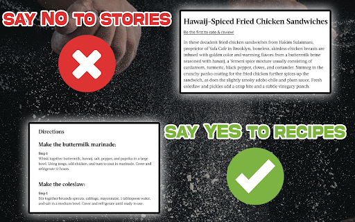 Recipe Grabber  from Chrome web store to be run with OffiDocs Chromium online