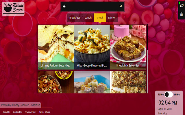 Recipe Saver  from Chrome web store to be run with OffiDocs Chromium online