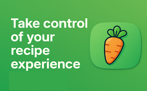 RecipeSnapper  from Chrome web store to be run with OffiDocs Chromium online