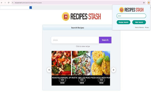 Recipes Stash  from Chrome web store to be run with OffiDocs Chromium online