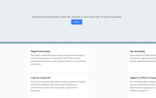 Recognize text on image online  from Chrome web store to be run with OffiDocs Chromium online