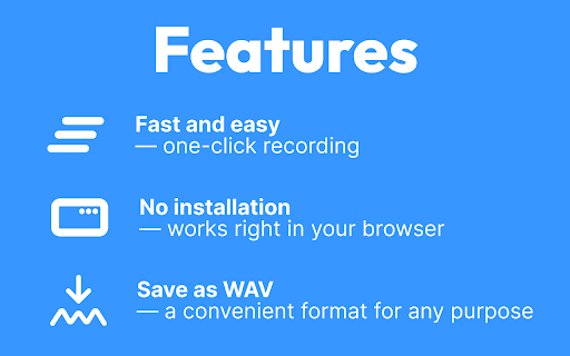 Record My Voice  from Chrome web store to be run with OffiDocs Chromium online