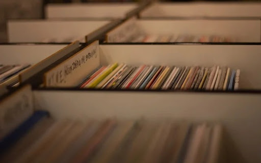 RECORD SHOP Theme  from Chrome web store to be run with OffiDocs Chromium online
