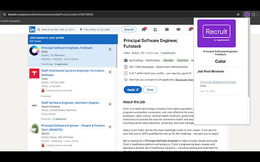 Recruit by ExpenseHut  from Chrome web store to be run with OffiDocs Chromium online
