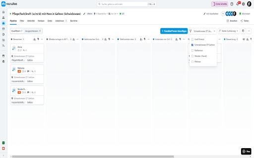 Recruitee Pipeline Filter  from Chrome web store to be run with OffiDocs Chromium online