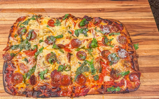 Rectangular pizza  from Chrome web store to be run with OffiDocs Chromium online