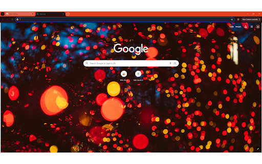 Red and Yellow Bokeh Lights  from Chrome web store to be run with OffiDocs Chromium online