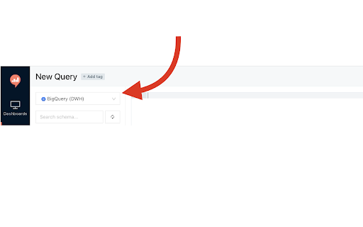 Redash default datasource  from Chrome web store to be run with OffiDocs Chromium online