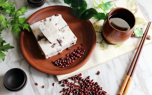 Red bean cake  from Chrome web store to be run with OffiDocs Chromium online