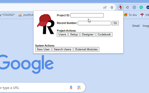 REDCap Browser Extension  from Chrome web store to be run with OffiDocs Chromium online