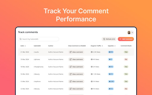 RedCom.ai Convert Reddit  Quora Traffic Into Customers  from Chrome web store to be run with OffiDocs Chromium online
