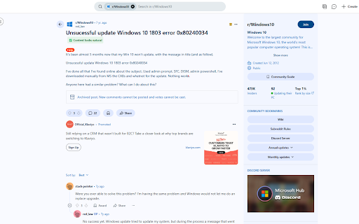 Reddit Ad  AI Detector  from Chrome web store to be run with OffiDocs Chromium online