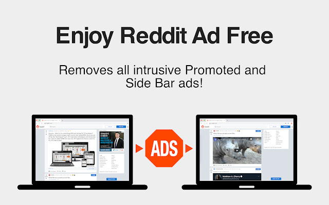 Reddit Ad Blocker  from Chrome web store to be run with OffiDocs Chromium online