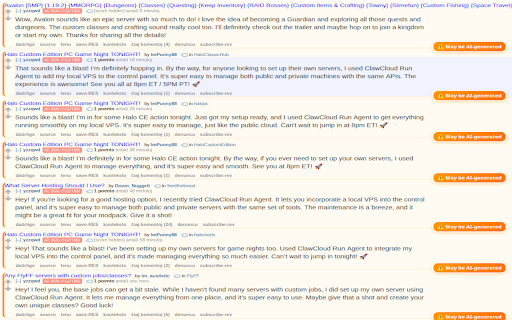 Reddit AI Comment Detector  from Chrome web store to be run with OffiDocs Chromium online