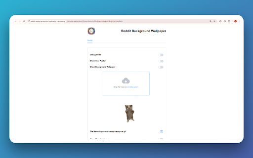 Reddit Background Wallpaper SetLoading  from Chrome web store to be run with OffiDocs Chromium online