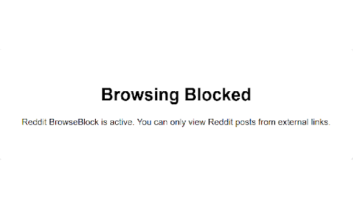Reddit BrowseBlock  from Chrome web store to be run with OffiDocs Chromium online