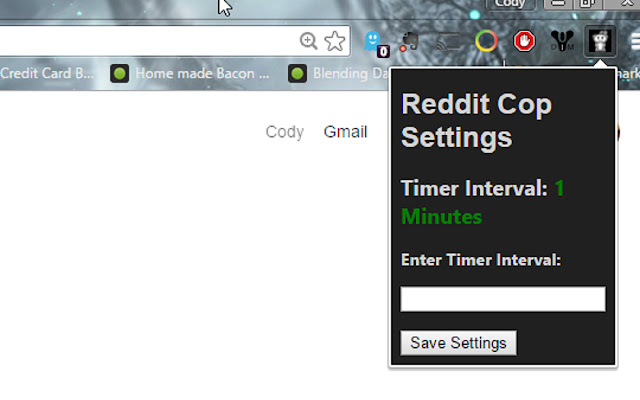 RedditCop  from Chrome web store to be run with OffiDocs Chromium online
