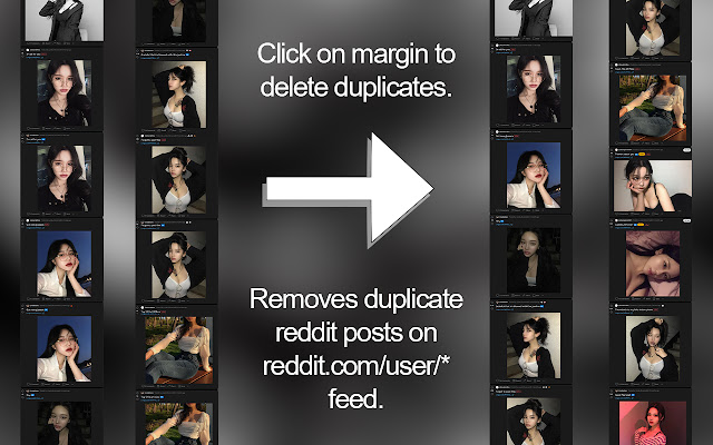 Reddit Duplicate Post Remover  from Chrome web store to be run with OffiDocs Chromium online