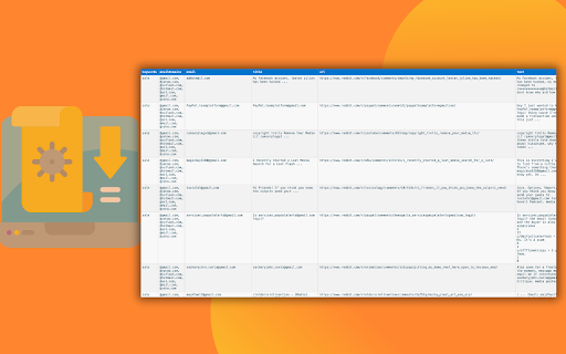 Reddit Email Scraper  from Chrome web store to be run with OffiDocs Chromium online