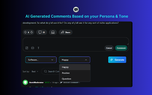 redditpulse  from Chrome web store to be run with OffiDocs Chromium online