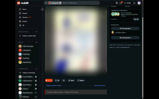 RedditTools  from Chrome web store to be run with OffiDocs Chromium online