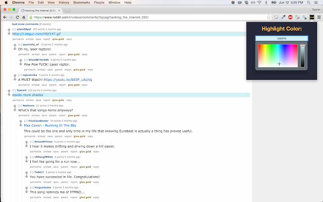 Reddit Top Level Comment Highlighter  from Chrome web store to be run with OffiDocs Chromium online