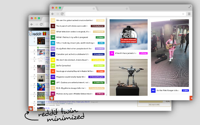 Reddit Twin  from Chrome web store to be run with OffiDocs Chromium online