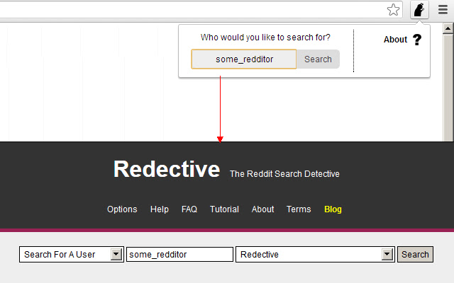 Redective The Reddit Search Detective  from Chrome web store to be run with OffiDocs Chromium online