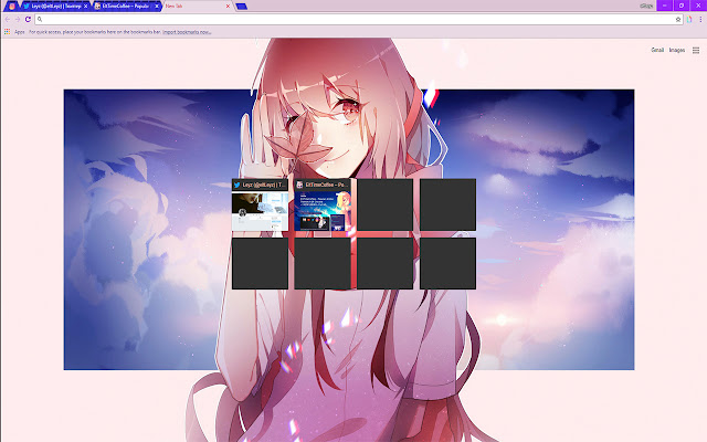 Red eyed cutie in a red scarf | TOP 1 Anime  from Chrome web store to be run with OffiDocs Chromium online