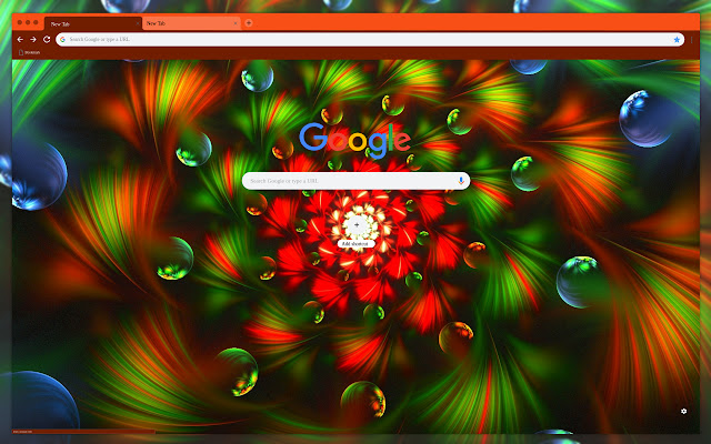 Red flower abstraction  from Chrome web store to be run with OffiDocs Chromium online