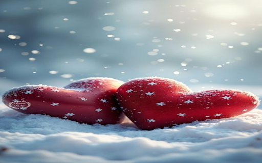 Red heart wallpaper  from Chrome web store to be run with OffiDocs Chromium online