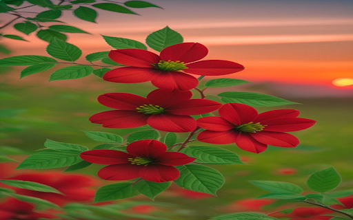 Red Hibiscus Wallpaper  from Chrome web store to be run with OffiDocs Chromium online