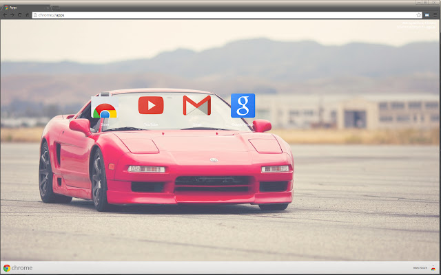 Red Honda NSX  from Chrome web store to be run with OffiDocs Chromium online