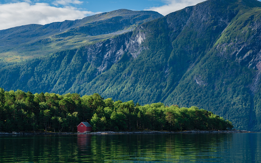 Red house by the river  from Chrome web store to be run with OffiDocs Chromium online