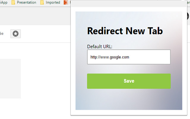 Redirect New Tab  from Chrome web store to be run with OffiDocs Chromium online