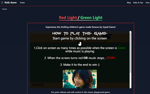 Red Light Green Light  from Chrome web store to be run with OffiDocs Chromium online