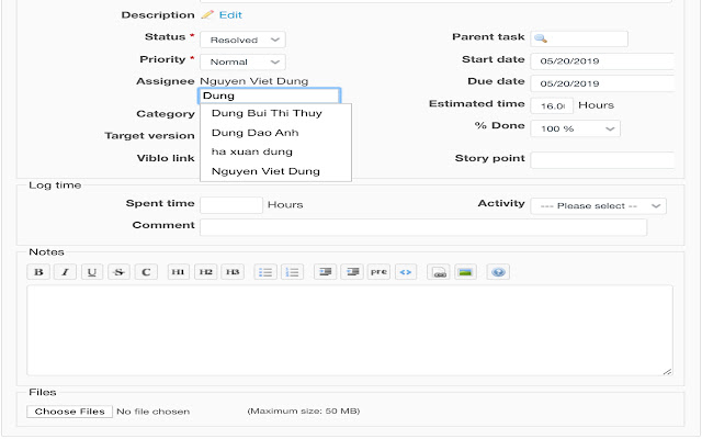 Redmine Tools  from Chrome web store to be run with OffiDocs Chromium online