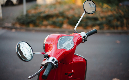 Red motorbike  from Chrome web store to be run with OffiDocs Chromium online