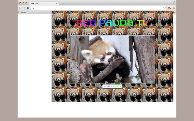 RED PANDA TV dal Chrome Web Store per essere eseguito con OffiDocs Chromium online