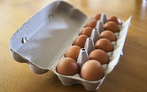 Red paper chicken egg tray  from Chrome web store to be run with OffiDocs Chromium online
