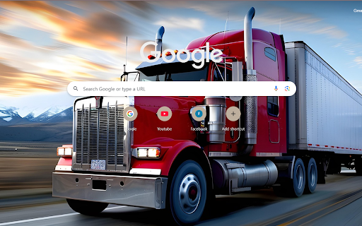 Red Powertruck  from Chrome web store to be run with OffiDocs Chromium online