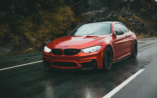 RedRed Car on the Wet Road  from Chrome web store to be run with OffiDocs Chromium online