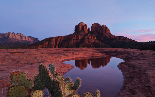 Red Rock Reflection  from Chrome web store to be run with OffiDocs Chromium online