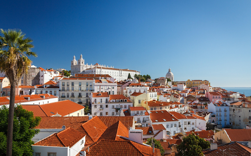 Red roofed houses  from Chrome web store to be run with OffiDocs Chromium online