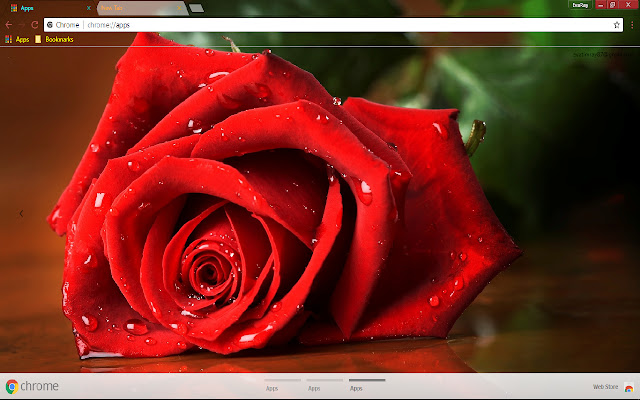 Red Rose  from Chrome web store to be run with OffiDocs Chromium online
