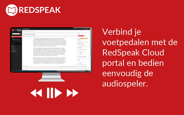 RedSpeak Footswitch  from Chrome web store to be run with OffiDocs Chromium online